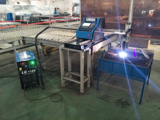 Қытай көміртекті болат / баспайтын болат CNC плазмалық кесу машинасының бағасы