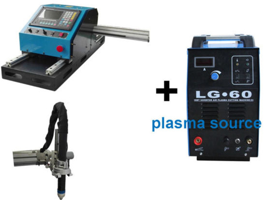 1-15 мм темір бетіне арналған портативті CNC 100A плазмалық кесу машинасы