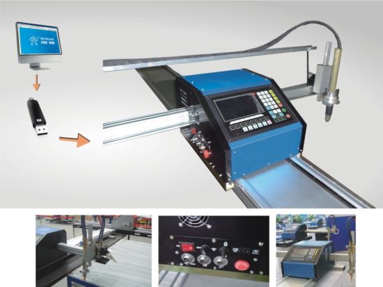 2017 арзан CNC металл кесетін машина START СКД панелді басқару жүйесі 1300 * 2500мм жұмыс алаңы плазмалық кесу машинасы